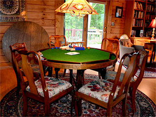 Lodge On Iron Mountain - Poker Table
